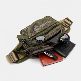Men Waterproof Multi-pocket Camouflage Outdoor Chest Bag Belt Bag Sling Bag