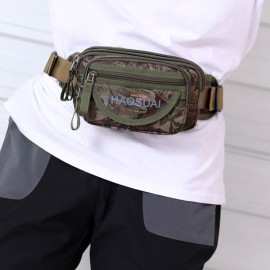 Men Waterproof Multi-pocket Camouflage Outdoor Chest Bag Belt Bag Sling Bag