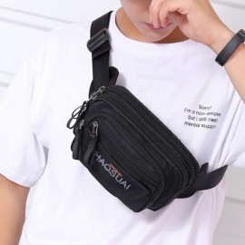 Men Waterproof Multi-pocket Camouflage Outdoor Chest Bag Belt Bag Sling Bag