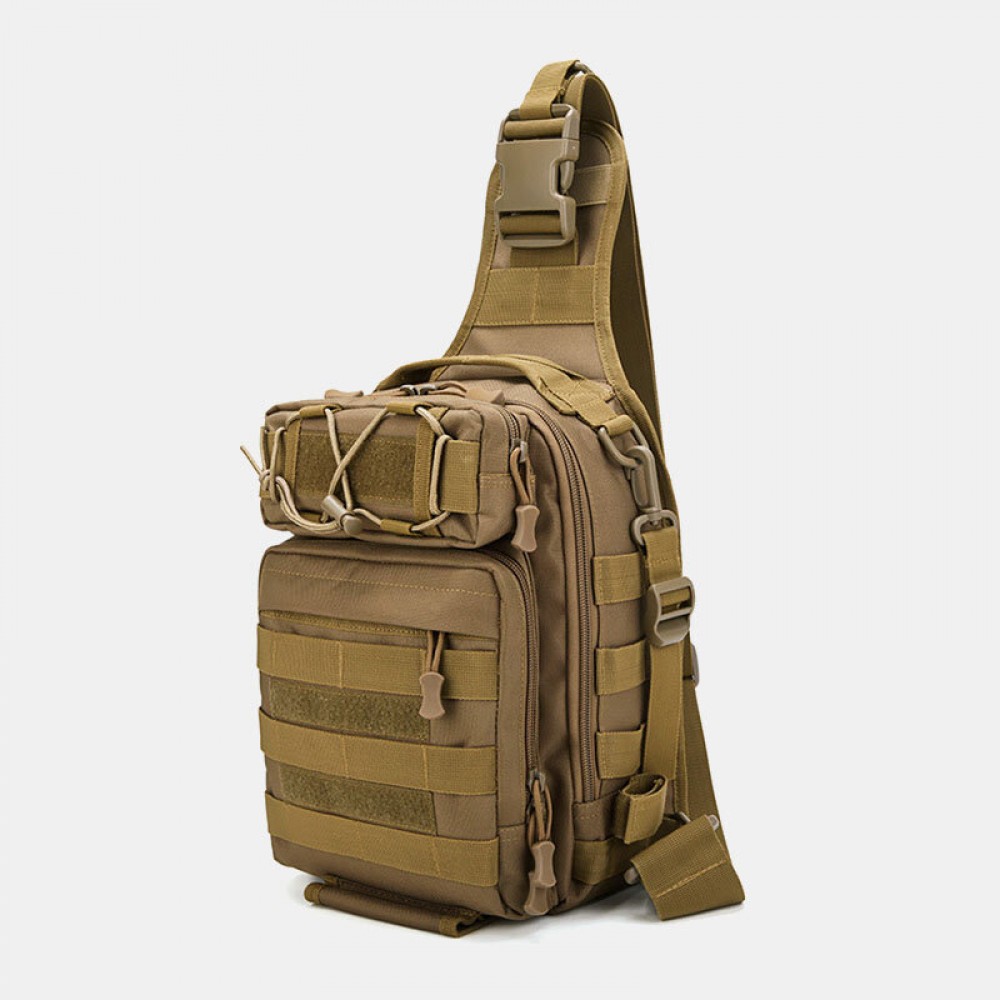 Men Nylon Camouflage Multifunction Large Capacity Outdoor Fishing Crossbody Bags Chest Bag Tactical Bag Men Nylon Camouflage Multifunction Large Capacity Outdoor Fishing Crossbody Bags Chest Bag Tactical Bag