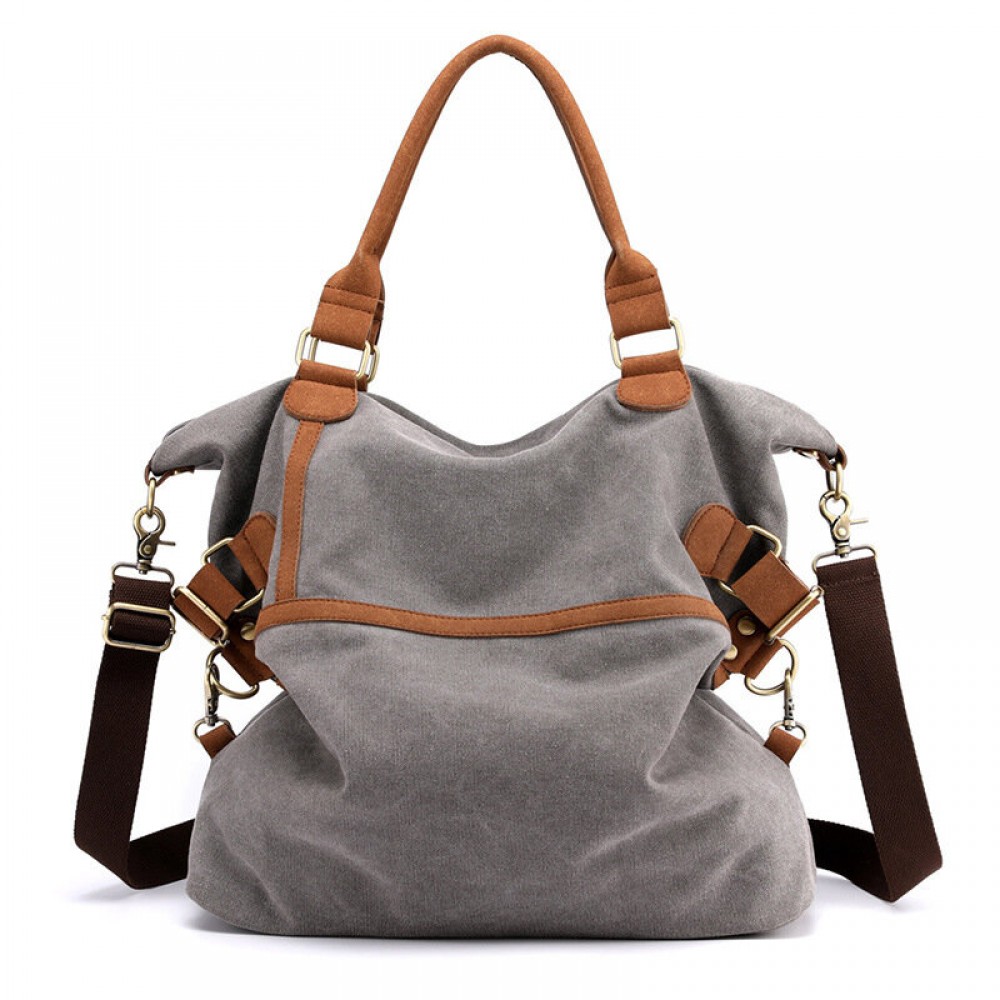 Men Large Capacity Canvas Handbag Shoulder Bag