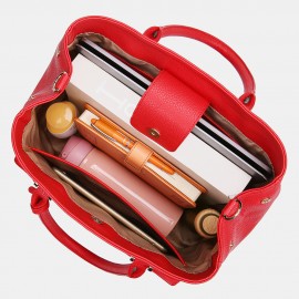 Women Design Solid Handbag Multifunction Crossbody Bag Fashion Bag